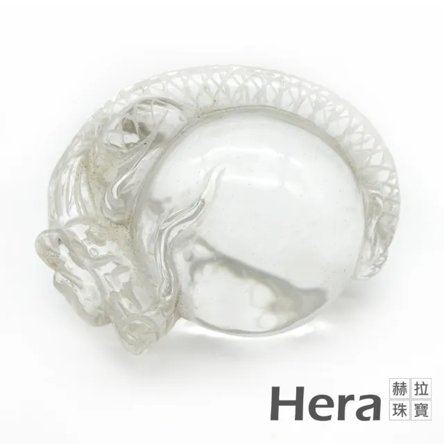 【HERA 赫拉】ll現貨ll白水晶龍抱珠手擺件(現貨瘋搶中)