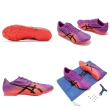 【asics 亞瑟士】慢跑鞋 Hyper MD 7 運動 男鞋 亞瑟士 中距離 田徑 釘鞋 專業 紫 紅(1091A018500)