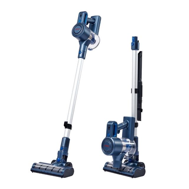 TELEFUNKEN德律風根 LT-MVC2073W 是一款高效能無線吸塵器，配備醫療級HEPA濾網，可有效過濾細微塵埃與過敏原。支援手持與直立模式，適用於多種地面材質，包括木材、石材、地毯、地板等。採用無刷馬達，運作靜音且持久耐用，噪音值為51-60dB。重量輕便，約1.1kg~2kg，適閤家庭與商業使用。提供1年保固服務，免費維修，但不包含人為損壞及耗材。附贈多種配件，如LED電動絨毛地刷、伸縮兩用軟毛吸頭、磁吸水箱等，提升清潔效率與靈活性。