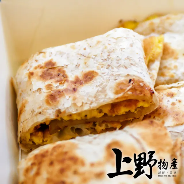 【上野物產】10包共300片 素食全麥蛋餅皮(1800g±10%/30片/包 素食 低卡 早餐)