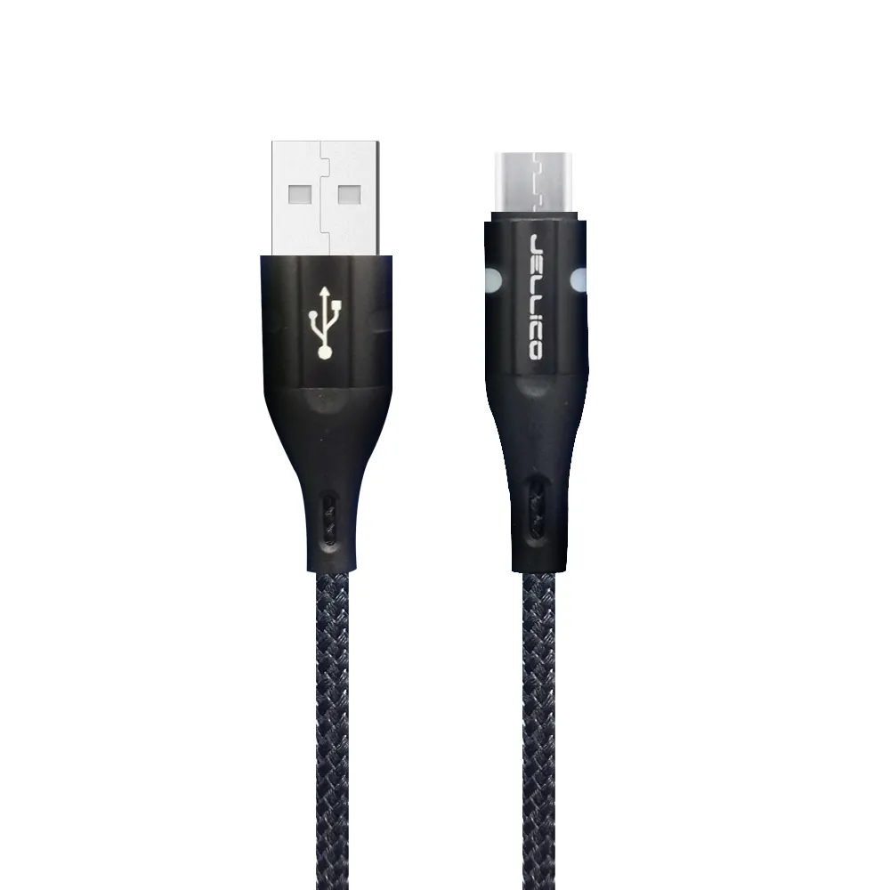 【Jellico】USB to Mirco-USB 1M 斑斕系列充電傳輸線(JEC-A1-BKM)