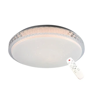【Honey Comb】星空LED54W遙控器調光調色臥室吸頂燈(V3894-54)
