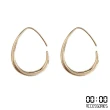 【00:00】韓國設計氣質水滴圓形金屬耳環