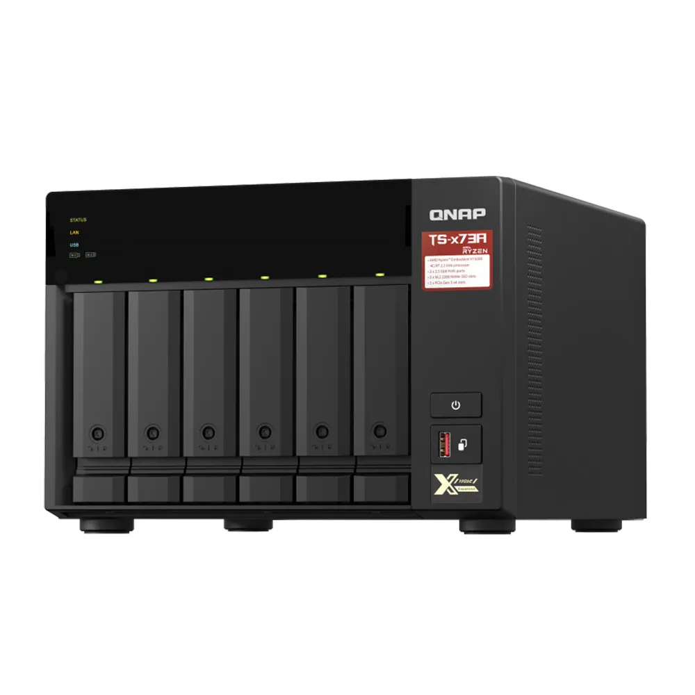 【QNAP 威聯通】TS-673A-8G 6Bay NAS 網路儲存伺服器