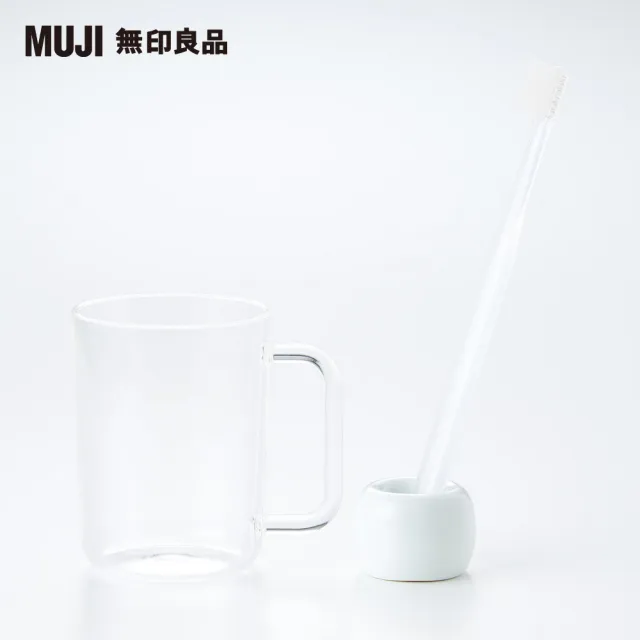 【MUJI 無印良品】壓克力漱口杯/附把手/約直徑65x85mm