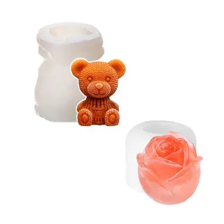 【指選好物】小熊冰塊模具系列-小款(矽膠模具/矽膠模具/製冰盒/肥皂模具/製冰器/冰塊盒)