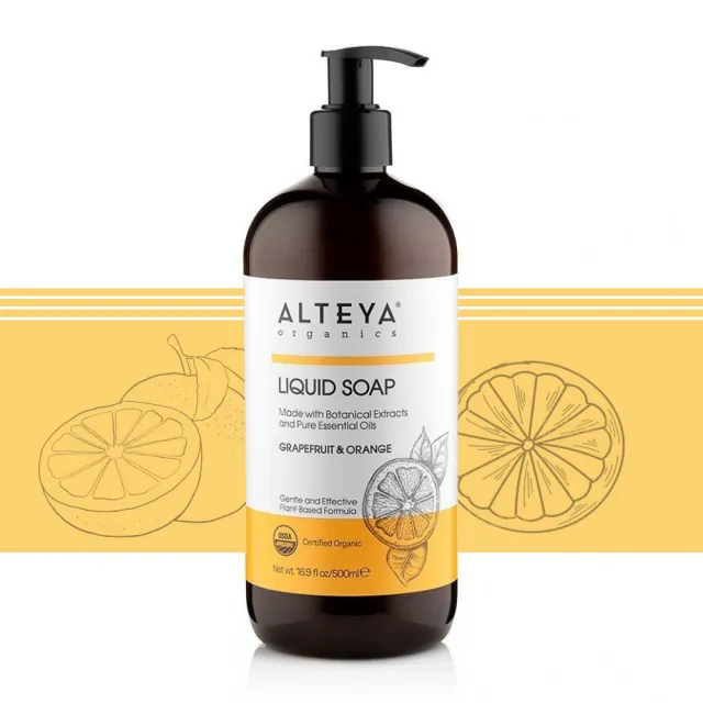 【Alteya】柑橘&葡萄柚-液態皂(500ml)