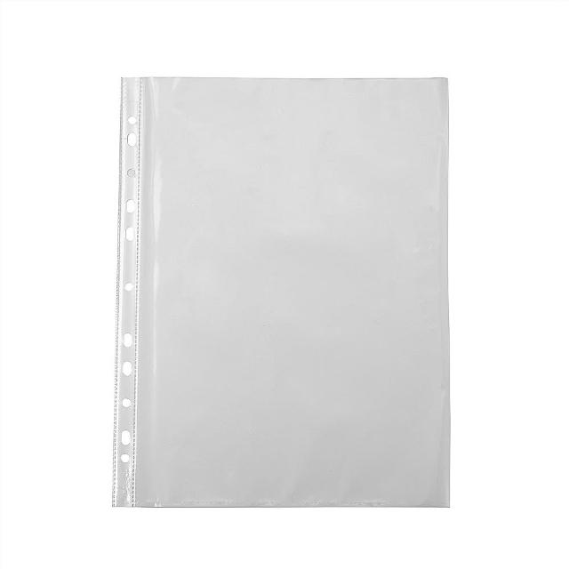 【得力】Deli得力 11孔A4上入式透明袋-厚0.035mm*100張(F20002)