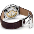 【TITONI 梅花錶】LINE1919 百年紀念 T10機械錶-炭黑x咖啡錶帶/40mm(83919 S-ST-576)