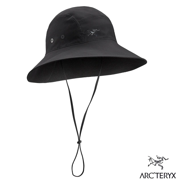 【Arcteryx 始祖鳥】抗UV 遮陽帽(黑)