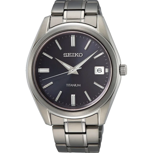 SEIKO 精工 CS 鈦金屬簡約手錶40mm(SUR373P1/6N52-00B0V)