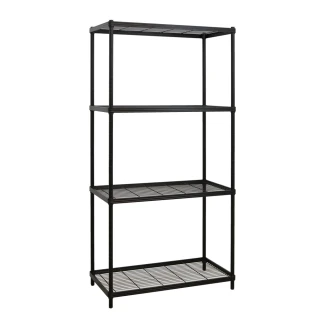 【居家cheaper】厚鐵框45X90X178CM四層架(層架鐵架 置物架 伺服器架)