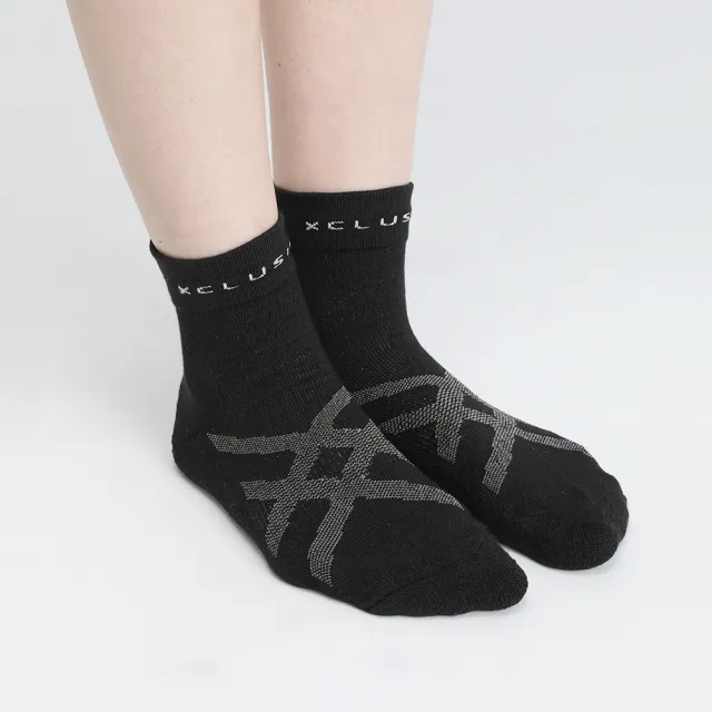 【XCLUSIV】5雙組 高機能石墨烯襪(台灣首創、石墨烯纖維、有效抑菌)