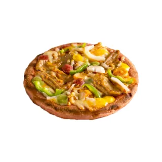 【拌伴餐飲】洋卡龍 1包 手拍彩色披薩-泡菜豬肉(180g/包)