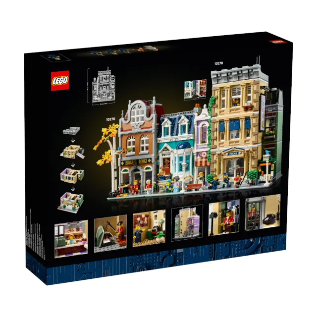 LEGO 樂高】Icons 10278 警察局(警察模型玩具積木) - momo購物網- 好評