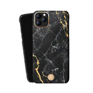 【Kingxbar】iPhone 11 Pro 手機殼 i11 Pro 5.8吋 保護殼 精緻石紋質感保護套(玉石系列-黑金剛)