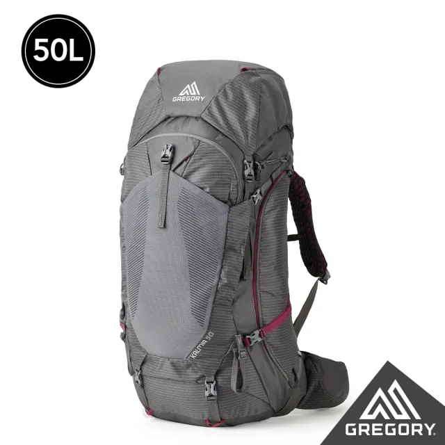 【Gregory官方直營】女 50L KALMIA登山背包 S/M(二分灰)