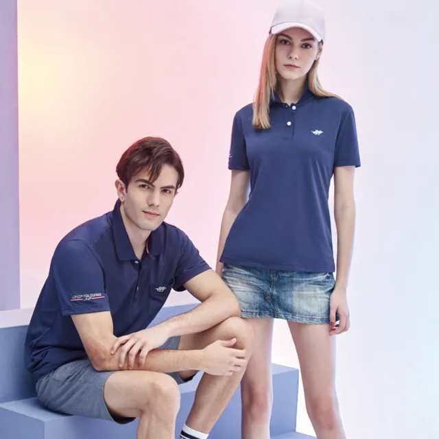 【Londa POLO】吸濕排汗女版短袖POLO衫(P217204普魯士藍)
