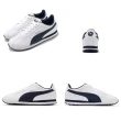 【PUMA】休閒鞋 Turin 復古 低筒 女鞋 基本款 皮革鞋面 穿搭推薦 板鞋 白 藍(36011602)