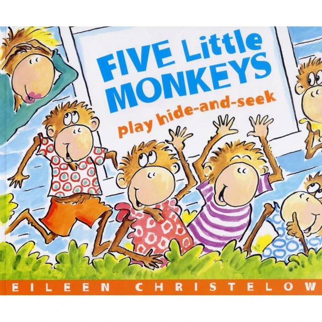 【麥克兒童外文】Five Little Monkeys Play Hide And Seek
