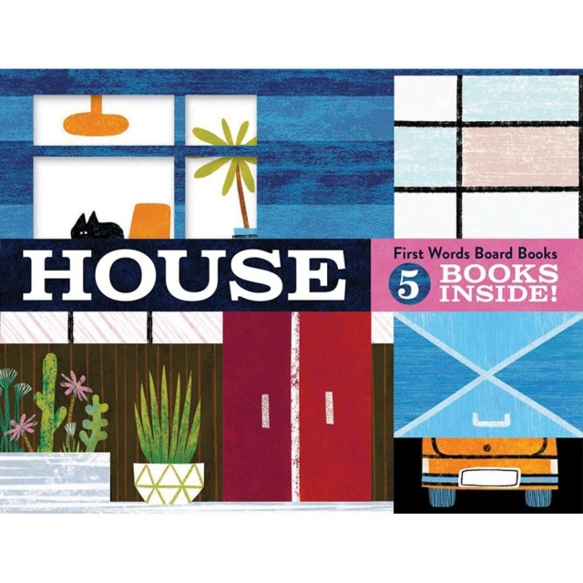 【麥克兒童外文】House／First Words／5 Books Box Set