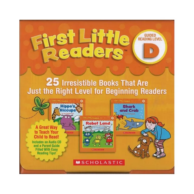 【麥克兒童外文】First Little Readers Level D (25書+1CD)(BK+ STORYPLUS or CD)