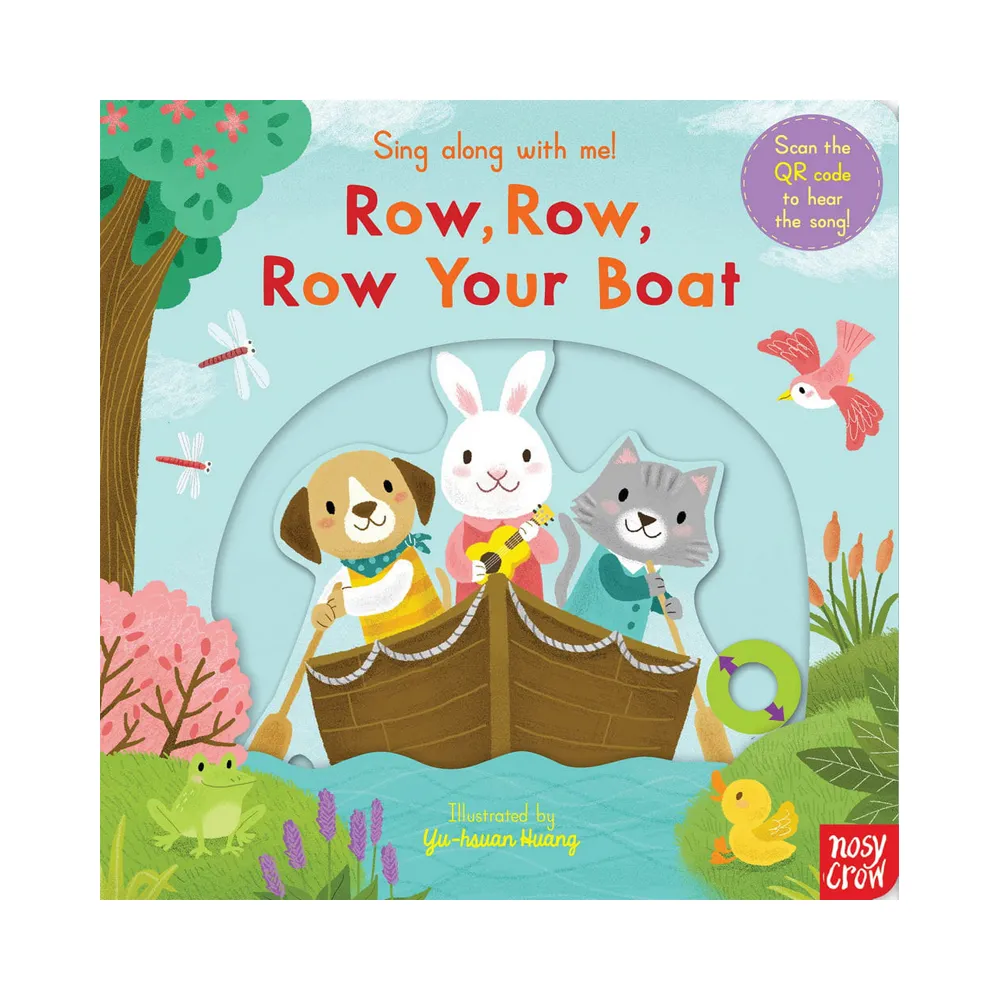 【麥克兒童外文】Row  Row  Row Your Boat-Sing Along With Me系列-硬頁操作書