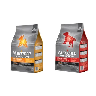 【Nutrience 紐崔斯】INFUSION天然犬寵糧系列-5kg(小顆粒飼料、成犬飼料、全齡犬飼料、添加益生菌、WDJ)