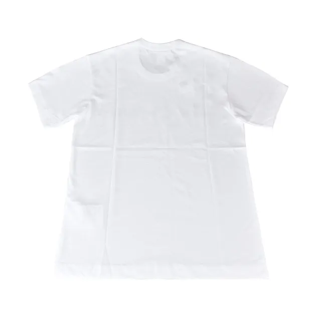 【川久保玲】COMME DES GARCONS黑字印花LOGO造型純棉短袖T恤(XS/S/M/L/XL/白)