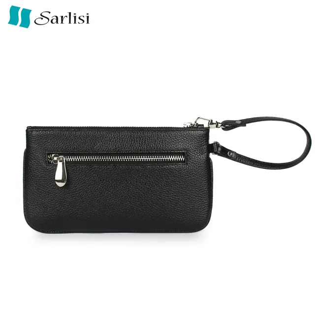 【Sarlisi】泰國新款真皮錢包女長款珍珠魚皮小包手拿包女士長夾