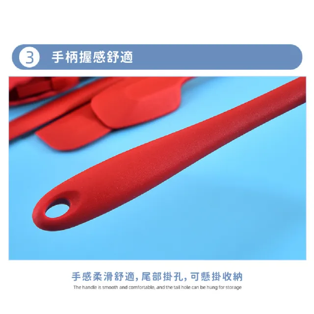 【烘培必備】耐高溫烘培矽膠刮刀油刷3件組(廚房 抹刀 刮勺 蛋糕 點心 脫模刀 奶油刮刀 耐熱刮刀 烘培用品)