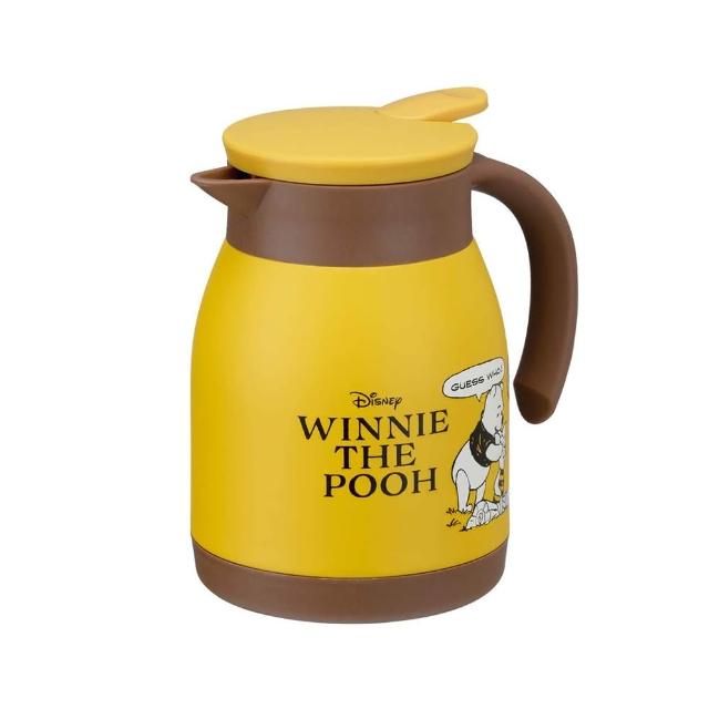 【Disney迪士尼】小熊維尼 午後時光 真空斷熱不鏽鋼保溫壺 個人迷你壺-600ml(日本境內版)