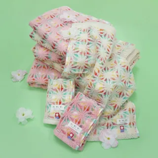 【Marushin 丸真】原廠正貨 日本丸真 今治繽紛麻葉毛巾