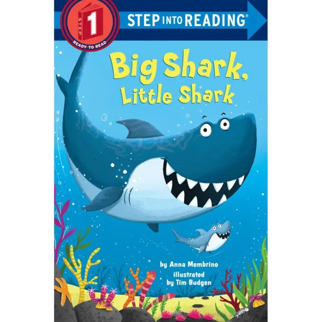 【麥克兒童外文】Big Shark  Little Shark