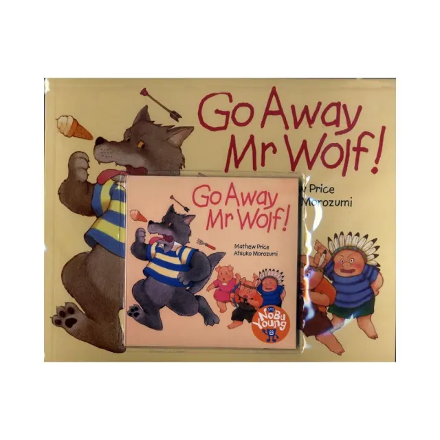 麥克兒童外文】Go Away Mr Wolf（平裝書＋CD）） - momo購物網- 好評