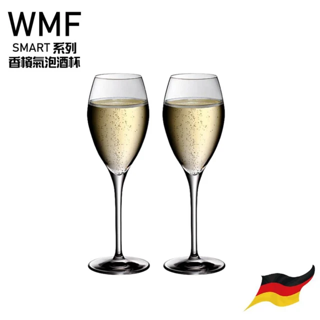 WMF 德國進口玻璃水晶杯 SMART Champagne 香檳杯210ml(2入組)