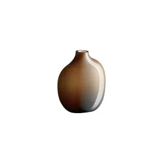 【Kinto】SACCO玻璃造型花瓶02- 棕
