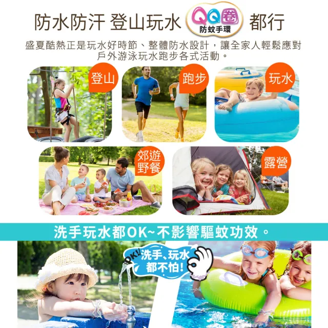 【Echain Tech】熊掌超人 QQ圈防蚊手環 PMD配方 10包量販組(30入x10包)