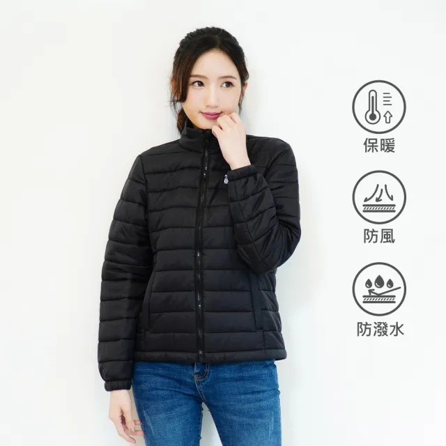 【遊遍天下】男女款輕暖立領防風防潑水機能型鋪棉外套(S-5L)