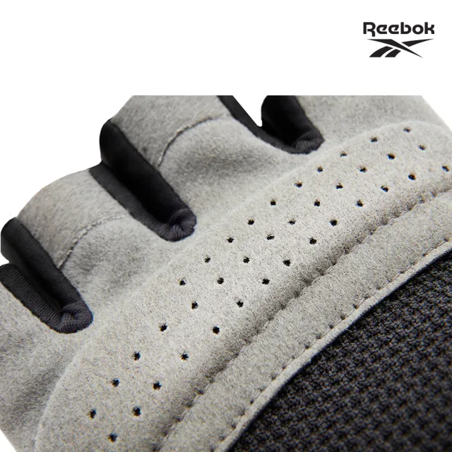 【REEBOK】速乾透氣健身手套-迷彩灰(S-L)