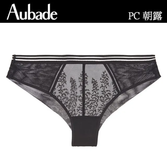 【Aubade】朝露無痕低腰三角褲-PC(黑)