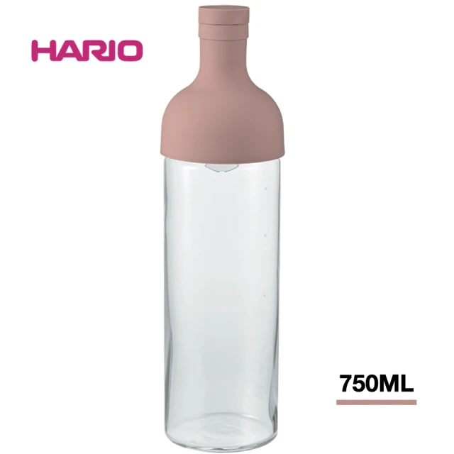 【HARIO】酒瓶粉色冷泡茶壺(FIB-75-SPR)