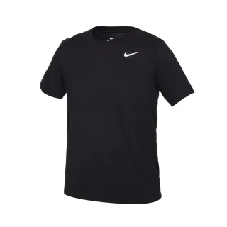【NIKE 耐吉】男短袖T恤-DRI-FIT 慢跑 路跑 訓練 上衣 黑白(AR6030-010)