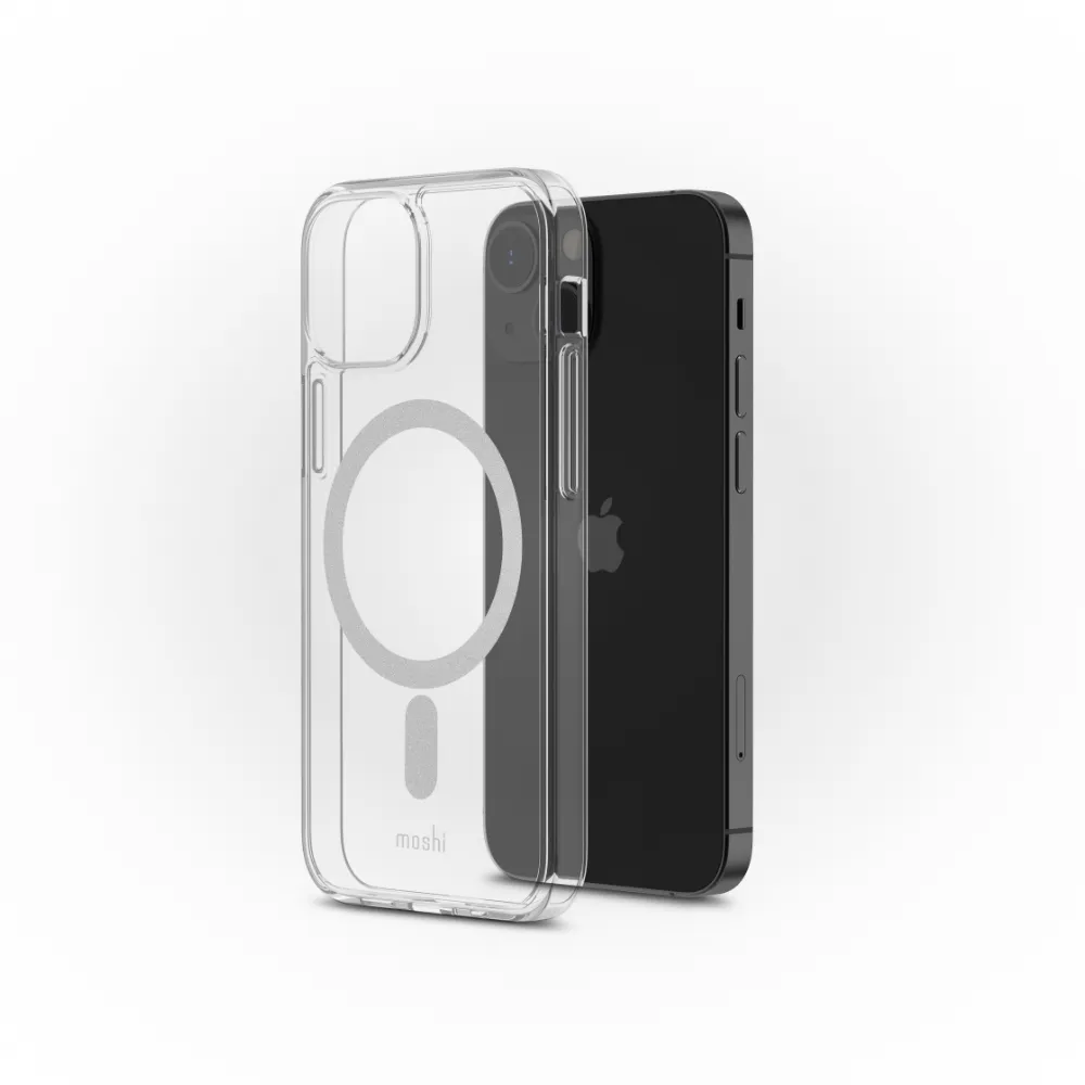 【moshi】iPhone 13 mini 5.4吋 Arx Clear MagSafe 磁吸輕量透明保護殼(iPhone 13 mini)