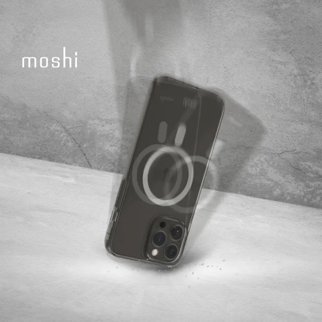 【moshi】iPhone 13 Pro Max 6.8吋 Arx Clear MagSafe 磁吸輕量透明保護殼(iPhone 13 Pro Max)