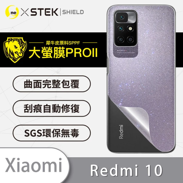 o-one大螢膜PRO Xiaomi紅米 10 滿版手機背面保護貼