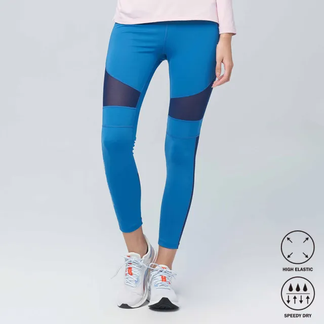 【BATIS 巴帝斯】高彈力透膚環保紗 Legging - 女 - 兩色(吸濕排汗)