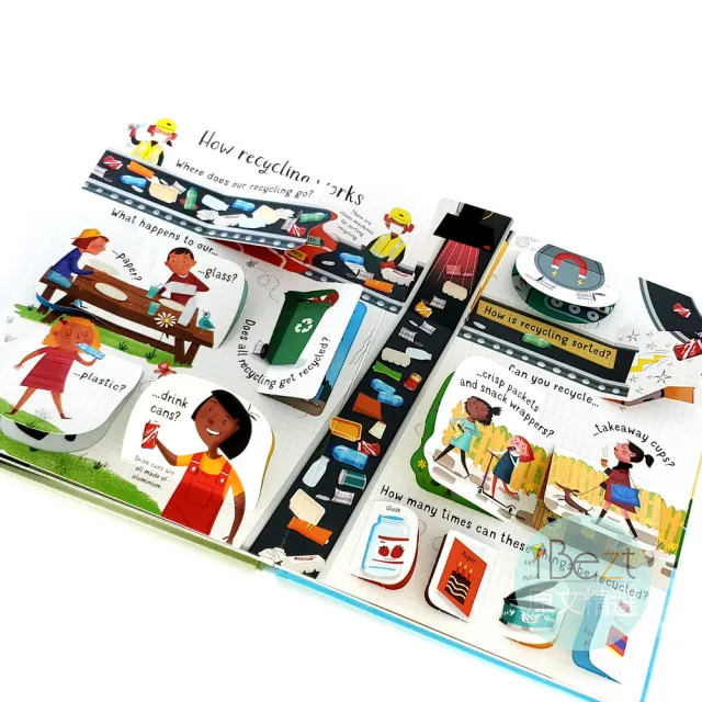 【iBezT】Questions and Answers About Recycling and Rubbish(Usborne Lift-the-flap)