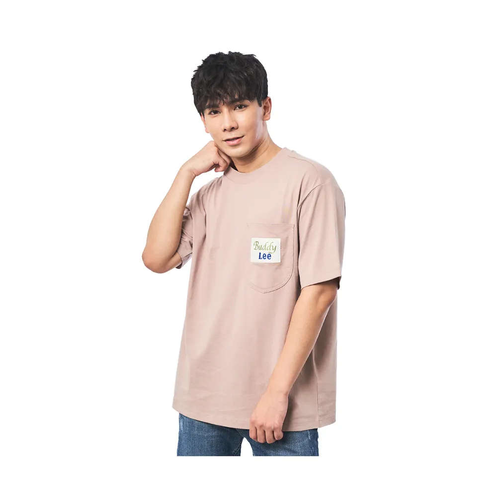 【Lee 官方旗艦】男裝 短袖T恤 / BUDDY LEE 小口袋 共2色 季節性版型(LL210222002 / LL210222K14)