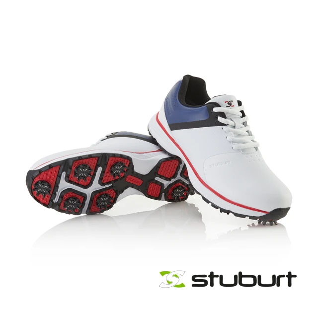 【stuburt】英國百年高爾夫球科技防水鞋-帶防滑鞋釘-PCT II SPIKED SBSHU1125(白)